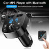 Picture of Car FM Transmitter, Wireless Bluetooth 5.0 MP3 Player Radio Adapter Car Kit, PD3.0 Type C 20W+QC3.0 Car Fast Charger, Hands Free Calling, Bass Lossless Hi-Fi Sound Support U Disk