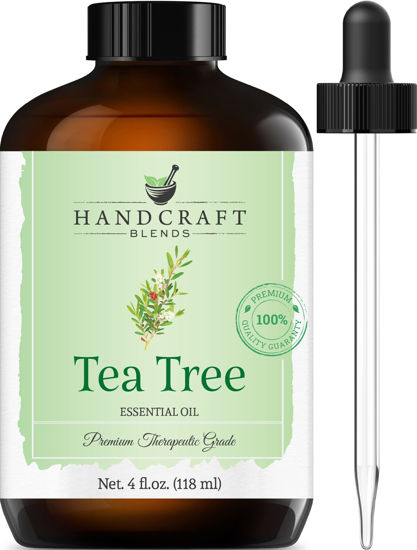 Picture of Handcraft Tea Tree Essential Oil - 100% Pure and Natural - Premium Therapeutic Grade with Premium Glass Dropper - Huge 4 fl. Oz