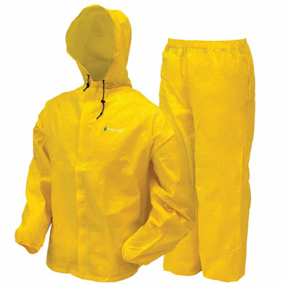 Picture of FROGG TOGGS Men's Ultra-Lite2 Waterproof Breathable Rain Suit, Bright Yellow, Large