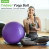 Picture of Trideer Yoga Ball - Exercise Ball for Workout pilates Stability - Anti-Burst and Slip Resistant for physical therapy, Birthing, Stretching & Core Workout, Office Ball Chair, Flexible Seating, Home Gym