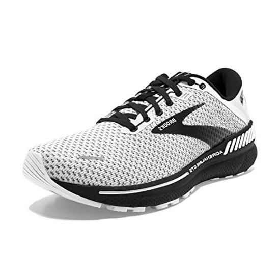 Picture of Brooks Women's Adrenaline GTS 22 Supportive Running Shoe - White/Grey/Black - 10 Medium