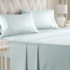 Picture of Queen Size Sheet Set - Breathable & Cooling Sheets - Hotel Luxury Bed Sheets - Extra Soft - Deep Pockets - Easy Fit - 4 Piece Set - Wrinkle Free - Comfy - Ice Blue Bed Sheets - Queen Sheets