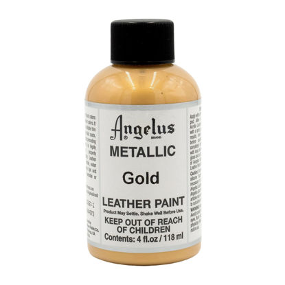 Picture of Angelus Acrylic Leather Paint-4oz.-Gold