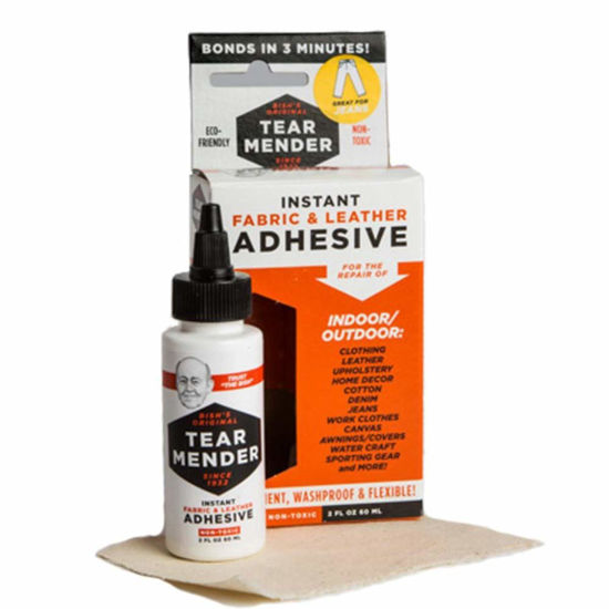 Tear Mender Fabric Adhesive  Tear Mender Leather Adhesive