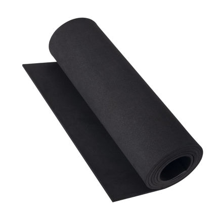 Black Foam Sheets Roll Premium Cosplay Large EVA Foam Sheet 13.9 x