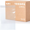 Picture of CLEAR PLASTIC RECLOSABLE ZIP BAGS - Bulk GPI Case Of 1000 6" x 9" 2 mil Thick Strong & Durable Poly Baggies With Resealable Zip Top Lock For Travel, Storage, Packaging & Shipping.