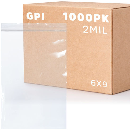 100 Clear 6 x 4 2Mil Reclosable Resealable Storage Zipper Poly
