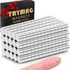 Picture of TRYMAG Tiny Magnets, 280 Pcs 3x2MM Small Rare Earth Magnets for Whiteboard, Mini Round Magnets Neodymium Magnets for Fridge, Office, Crafts, DIY, Science