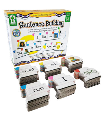 Picture of Key Education Sentence Building for Kids, Toys for Speech Therapy, Sight Word Games for Kindergarten, 1st and 2nd Grade Classroom Must Haves, Speech Therapy Activities, Ages 5+