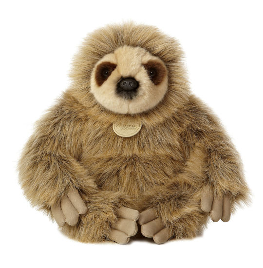 Picture of Aurora® Adorable Miyoni® Sloth Stuffed Animal - Lifelike Detail - Cherished Companionship - Brown 12 Inches