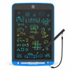 Picture of LCD Writing Tablet for Toddlers - 10 Inch Colorful Erasable Doodle Board - Reusable Electronic Painting Pad - Drawing Tablet- Educational Learning Toy for Boys and Girls Kids Ages 3-6 Year Old(Blue)