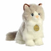 Picture of Aurora® Adorable Miyoni® Ragdoll Cat Stuffed Animal - Lifelike Detail - Cherished Companionship - White 9 Inches