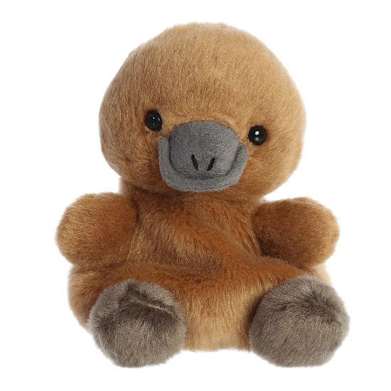 Picture of Aurora® Adorable Palm Pals™ Patty Platypus™ Stuffed Animal - Pocket-Sized Fun - On-The-Go Play - Brown 5 Inches