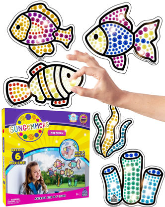 Picture of SUNGEMMERS Window Gem Art Suncatcher Kits for Kids Ages 6-8 & 8-12 - 7 Year Old Girl Birthday Gifts - Fun Craft Activities, Diamond Painting for Kids 9-12