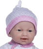 Picture of JC Toys La Baby Caucasian 11-inch Small Soft Body Baby Doll La Baby | Washable |Removable White and Pink Outfit w/Hat, Pacifier & Blanket | for Children 12 Months +