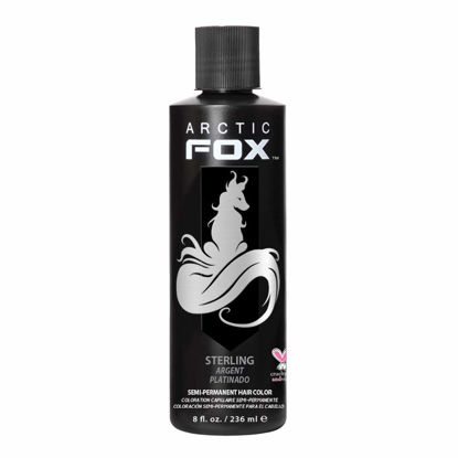 Picture of ARCTIC FOX Vegan and Cruelty-Free Semi-Permanent Hair Color Dye (8 Fl. Ounces, Sterling)