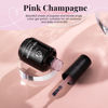 Picture of Beetles Neutral Gel Nail Polish 15ml Nude Pink Polish Set Pink Champagne Soak Off U V LED Nail Lamp Translucent Nail Art Gel 0.5Oz