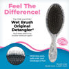 Picture of Wet Brush Original Detangler Brush - Metallic Marble, Silver - All Hair Types - Ultra-Soft IntelliFlex Bristles Glide Through Tangles with Ease - Pain-Free Comb for Men, Women, Boys and Girls