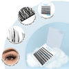 Picture of Lash Clusters 84 Pcs Cluster Lashes Eyelash Clusters DIY Cluster Eyelash Extensions Individual Lashes Thin Band & Soft(Sprout,D-16)