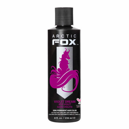 Picture of ARCTIC FOX Vegan and Cruelty-Free Semi-Permanent Hair Color Dye (8 Fl Oz, VIOLET DREAM)