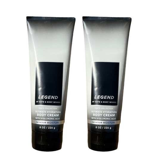 Picture of Bath and Body Works Legend Men's Collection Ultimate Hydration Ultra Shea Body Cream 8 Oz 2 Pack (Legend)