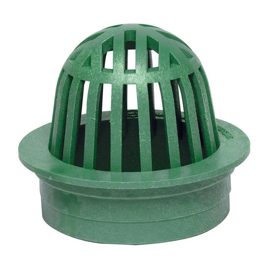 Picture of Storm Drain FSD-040-A Plastic Atrium Drain Grate 4-in. - Green