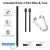 Picture of CoBak Stylus Pen for Remarkable 2 Tablet - with 3 Pen Tips，Didital Handwriting Marker Pen with Plam Rejaction, Tilt Support, and Pressure Sensitive Functions (Black)