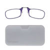 Picture of ThinOptics Universal Pod Rectangular Reading Glasses, Purple Frames/White Case, 2 x + 2