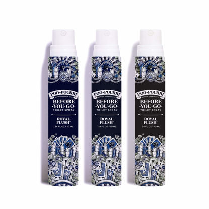 Picture of Poo-Pourri Before-You- go Toilet Spray, 10 ml (3 Pack), Royal Flush