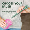 Picture of Boon Replacement Cacti Bottle Cleaning Brush Set, Multi