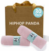 Picture of HIPHOP PANDA Bamboo Baby Washcloths,30 Pack (Pink) - 2 Layer Ultra Soft Absorbent Bamboo Towel - Natural Reusable Baby Wipes for Delicate Skin - Baby Registry as Shower