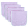 Picture of Synrroe Muslin Burp Cloths Large 20 by 10 Inches 100% Cotton 6 Layers Extra Absorbent and Soft 4 Pack Pink