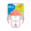 Picture of Dr. Brown's Milestones, Baby's First Straw Cup Sippy Cup with Straw, 6m+, 9oz/270ml, Coral, BPA Free