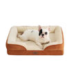 Picture of Bedsure Orthopedic Dog Bed for Medium Dogs - Waterproof Dog Bed Medium, Foam Sofa with Removable Washable Cover, Waterproof Lining and Nonskid Bottom Couch, Pet Bed, Caramel