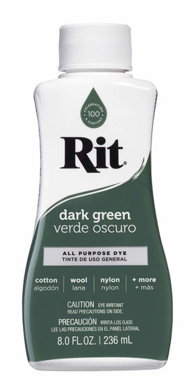  Rit 01794000701 Liquid Fabric Dye, 8-Ounce, Dark Green, 8 Fl Oz  (Pack of 1)