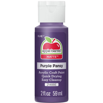Picture of Apple Barrel Acrylic Paint in Assorted Colors (2 oz), 21488, Purple Pansy