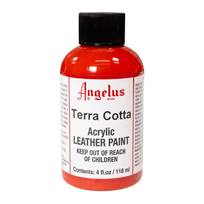 Picture of Angelus Acrylic Leather Paint, 4 Fl Oz (Pack of 1), Terra Cotta Red