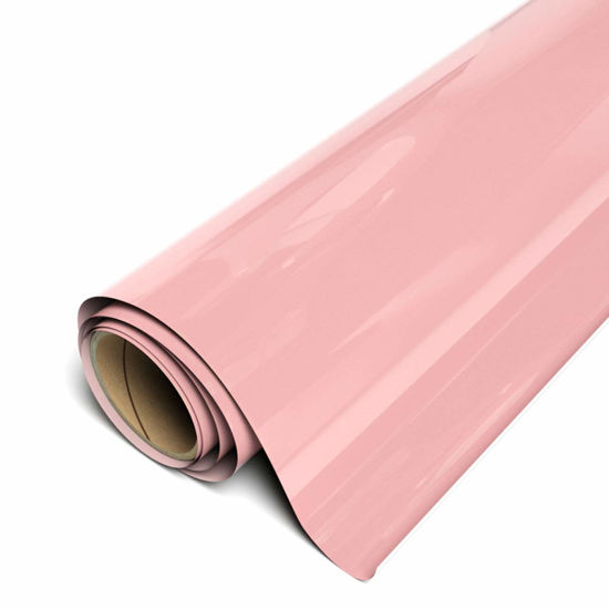 Picture of Siser EasyWeed Heat Transfer Vinyl 11.8" x 5ft Roll (Light Pink) - Compatible with Siser Romeo/Juliet & Other Professional or Craft Cutters - Layerable - CPSIA Certified