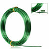 Picture of 32.8 Feet Aluminum Wire, Wire Armature, Bendable Metal Craft Wire for Making Dolls Skeleton DIY Crafts (Green,2 mm Thickness)