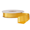 Picture of Solid Color Double Faced Yellow Gold Satin Ribbon 7/8" X 25 Yards, Ribbons Perfect for Crafts, Wedding Decor, Bow Making, Sewing, Gift Package Wrapping and More