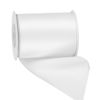 Picture of Solid Color Double Faced White Satin Ribbon 3" X 10 Yards, Ribbons Perfect for Crafts, Wedding Decor, Bow Making, Sewing, Gift Package Wrapping and More