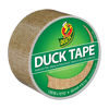 Picture of Duck Brand 283713_C Duck Printed Duct Tape, 6-Roll, Burlap, 6 Rolls