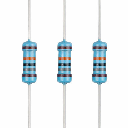 Picture of EDGELEC 100pcs 180K ohm Resistor 1/2w (0.5Watt) ±1% Tolerance Metal Film Fixed Resistor, Multiple Values of Resistance Optional