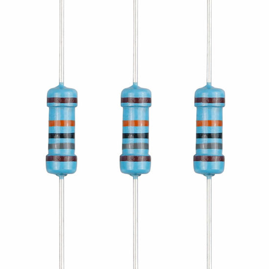 Picture of EDGELEC 100pcs 180K ohm Resistor 1/2w (0.5Watt) ±1% Tolerance Metal Film Fixed Resistor, Multiple Values of Resistance Optional