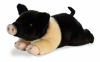 Picture of Aurora® Adorable Miyoni® Hampshire Pig Stuffed Animal - Lifelike Detail - Cherished Companionship - Black 12 Inches