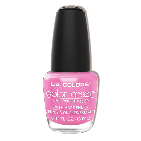 Picture of L.A. Colors Craze Nail Polish, Pink Bubbles, 0.44 Fluid Ounce