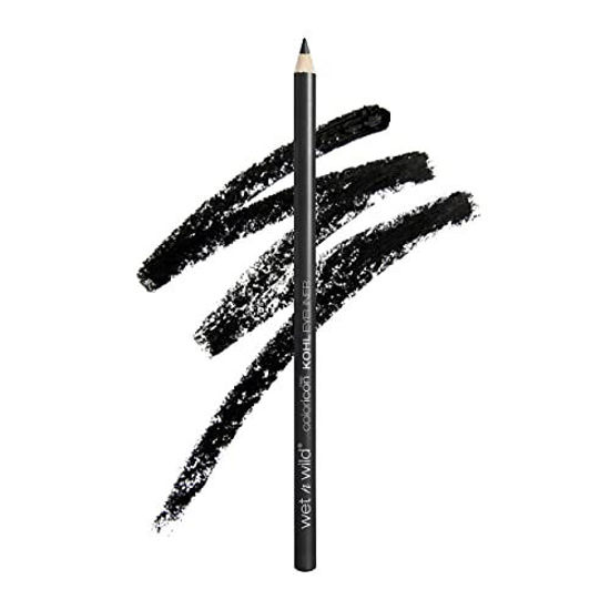 Picture of wet n wild Color Icon Kohl Eyeliner Pencil Black, Long Lasting, Highly Pigmented, No Smudging, Smooth Soft Gliding, Eye Liner Makeup, Baby's Got Black