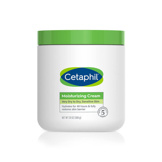 Picture of Cetaphil Body Moisturizer, Hydrating Moisturizing Cream for Dry to Very Dry, Sensitive Skin, NEW 20 oz, Fragrance Free, Non-Comedogenic, Non-Greasy