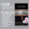 Picture of John Frieda Precision Foam Hair Color, Dark Natural Brown 4N, Full-coverage Hair Color Kit, with Thick Foam for Deep Color Saturation (Pack of 2)