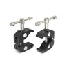 Picture of LS PHOTOGRAPHY [2PACK] Super Clamp Camera Clamp 1/4"-20 and 3/8"-16 Thread for Cameras, Lights, Umbrellas, Plate Glass, Cross Bars, Hooks, Shelves, Photo Accessories, LGG866